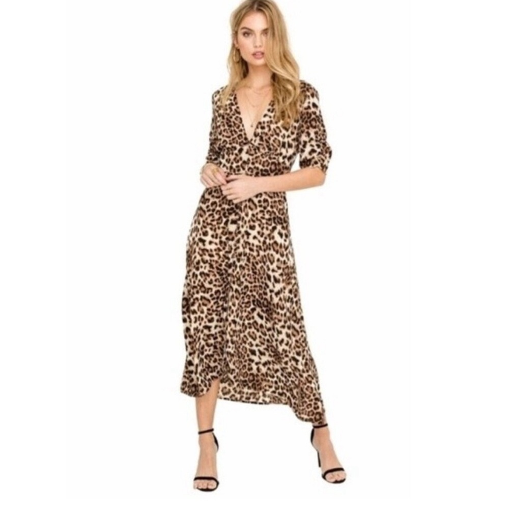 ASTR Leopard Print Maxi